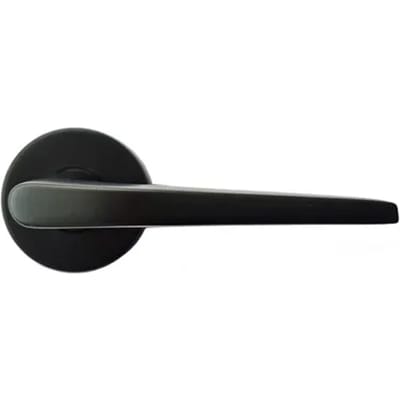 Avenue Deurkruk Op Rozet Julia - Aluminium - Zwart Mat - Sleutelgat - 195 Mm