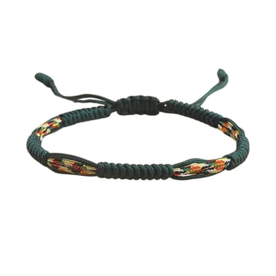 Bovista Armband - Staal - Nep Zilver - Dames - Groen