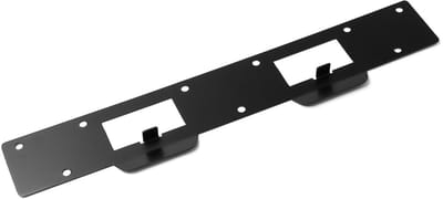 Dailygoods- Deurvergrendelplaten - Versterkte Veiligheidsdeurslotplaten - Duurzaam Metaal - Voor Binnen/Buiten - Inclusief Schroeven - Zwart - Deursluitplaat