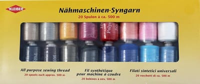 Naaigaren Set - Polyester Garen - Kleding Repareren - Scheurvast Duurzaam - 20 Kleuren 500m - Multicolor