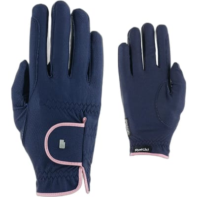 Roeckl Lona Handschoenen - Navy-pink - Maat 8