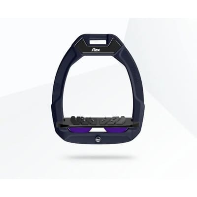 Veiligheidszittingen Paardrijden Ingebogen Ultra Grip Rood/Zwart/Paars Flex-On Safe-On
