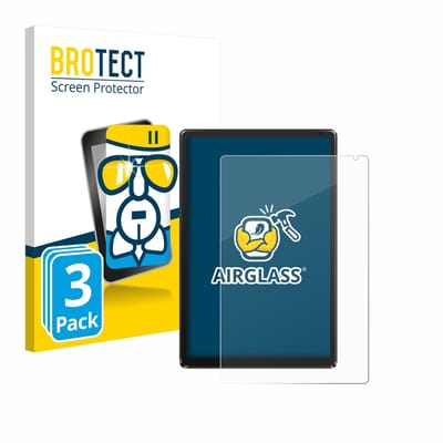 Screenprotector 3 Stuks voor Whitedeer WHEC107BK 10.1" Beschermglas transparant