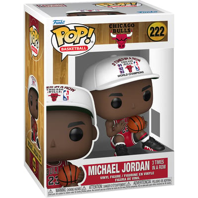 NBA - Chicago Bulls - Michael Jordan (3 times in a row) vinylfiguur 222 - Funko Pop! - Funko Shop Europe