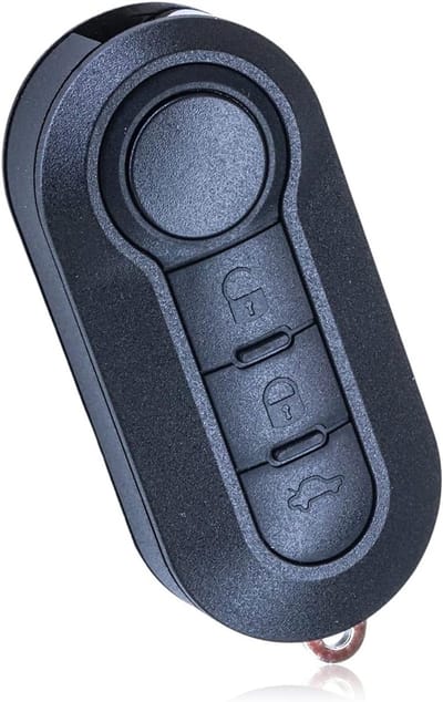 3 Sleutels voor Flip Key en Afstandsbediening voor Auto's - Geschikt voor FIAT en Lancia Modellen zoals Grande Punto, Evo, Panda, Bravo, Stilo, 500L, Y, Delta en Musa