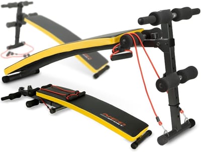 Halterbank voor Fitness - Rug- en Buiktrainer Met Verstelbare Hoek