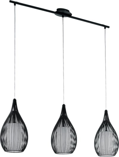 EGLO Razoni Hanglamp - E27 - 99 cm - Zwart/Wit