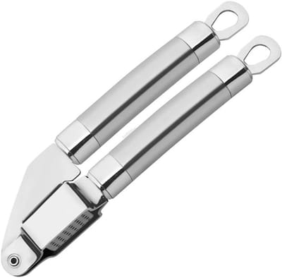 Keukenhulp - Keukenaccessoire - Knoflook Persen - Vaatwasserbestendig - 28 cm - Zilver
