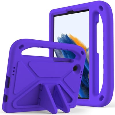 Coverup Tablethoes geschikt voor Samsung Galaxy Tab A11 (8,7") / Tab A9 Hoesje - ShockProof Kids Case - Paars