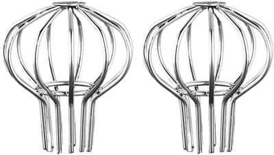 RVS Afvoerbescherming - 2 Stuks Filter Strainers voor Bladeren, Mos en Vuil in Regenpijpen (Geschikt voor 50mm Gatdiameter)