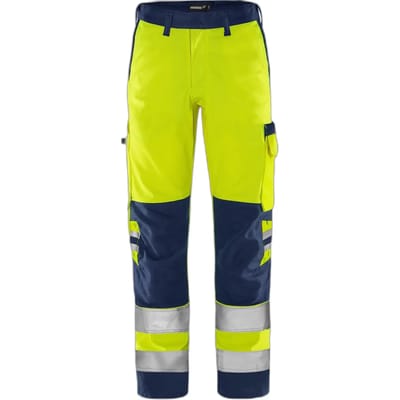 Hoge-visibility werkbroek klasse 2 Fristads Green 2651 GPLU