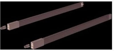 Hettich ArciTech set lengtereling 450mm zi