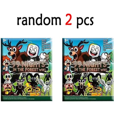 24 stuks horror game 99 Nights in the Forest blind box Het Hert De Ram De Uil Kampeerder Perifere karakterbeeldjes en ornamenten
