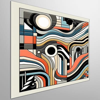 Kunstprint | Wanddecoratie | Dibond | 80 × 80 cm