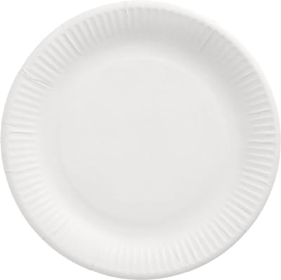 Pure kartonnen borden [100st] - Ø 23 cm - wit - FSC