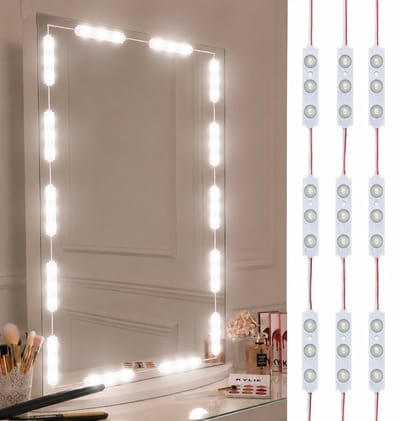 BOTC Spiegel lampen - USB make-up verlichting - Visagie - Make up verlichting - Badkamer Spiegel licht - Theaterspiegel - 3 kleuren