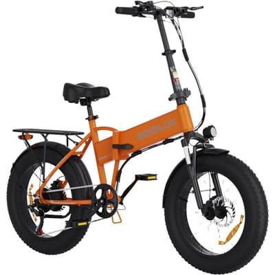 BK10S Folding Electric Bike 20inch fat tire,48V13Ah Battery 20Inch oranje