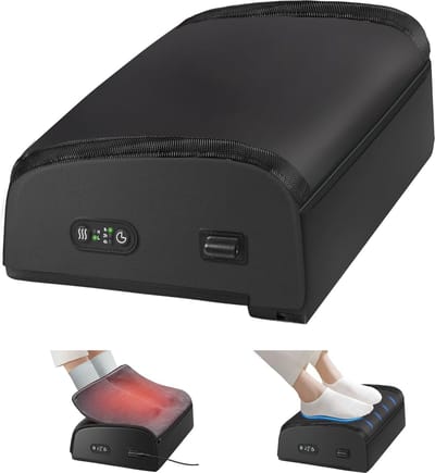 Lexium Voetensteun Bureau - Voetensteun Ergonomisch - Voetenkussen voor zithouding thuis of op kantoor
