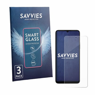 3 Stuks Savvies Screenprotector - geschikt voor General Mobile GM 26 Pro 5G - beschermfolie glas transparant