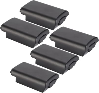 Vervangende Batterijkap voor Universele 360 Controller - Set van 5 Stuks, Duurzaam en Geschikt voor ABS Batterijbehuizing