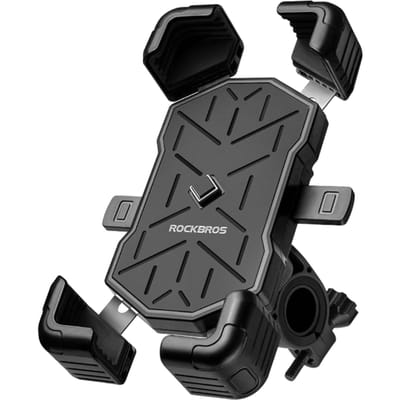 Rockbros 25210030001 Handlebar Bike Phone Holder - Black