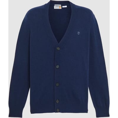 Timberland – Jaff Wool Blended Cardigan – Warm & Duurzaam – Dark Sapphire – Maat XXL