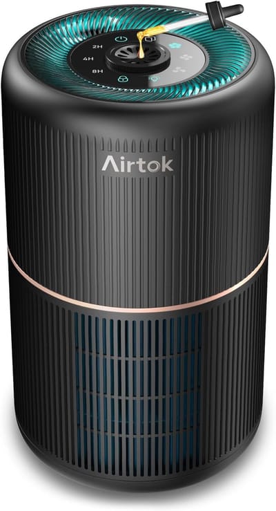 Luchtreiniger met HEPA Filter – Compacte Air Purifier – Voor Schone Lucht in Huis – Stil & Efficiënt – Geschikt voor Slaapkamer & Kantoor