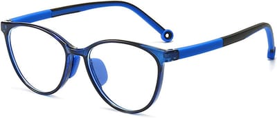 Kinderen Blauw Licht Bril - Computer Bril Gaming - Oogbescherming - Anti Vermoeidheid - 48 mm Lens Breedte - Blauw