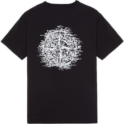 Stone Island Achterlogo T-shirt Zwart Heren Tops 78152NS89-V0029 XXL gray