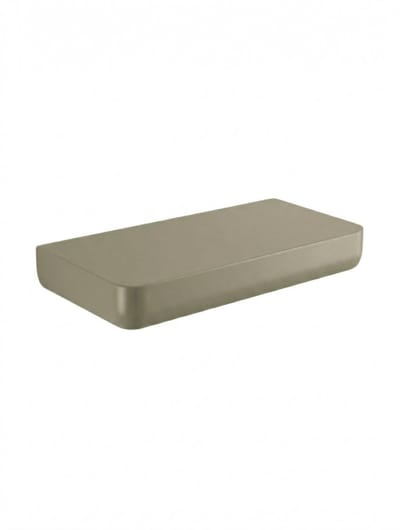 Wandplank Boat - Metaal - Taupe - 30x5x15 cm (BxHxD) - Organisch Design - Sfeervol