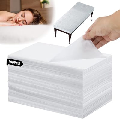 100 Wegwerplakens voor Massagetafel 80 x 180 cm - Hygiënisch & Ademend