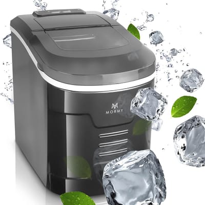IJsblokjesmachine voor Thuis - Snel IJs in 6-13 Minuten, 12 kg per Dag, 2 Maten