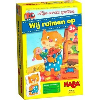 HABA Mijn eerste spellen - Wij ruimen op Gezelschapspellen