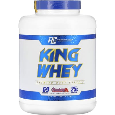 Signature Series, King Whey, Aardbeien Cheesecake, 2.3Kg(5lb)