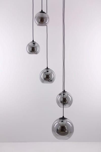 Expo ETH Orb - glas zwart - rookglas rookglazen 340cm - smoke