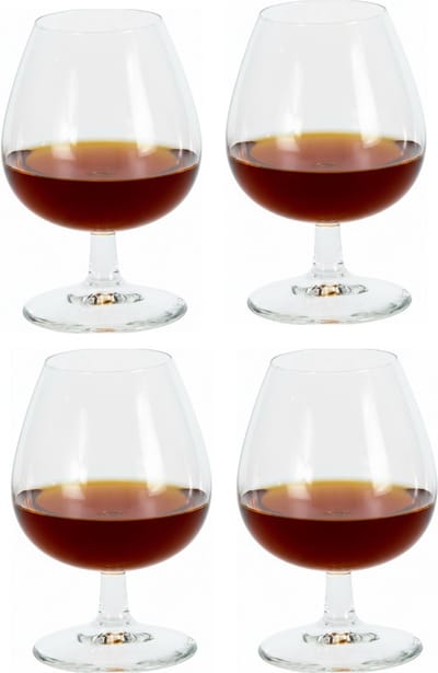 Cookinglife Cognac Glazen 370 ml - 4 Stuks