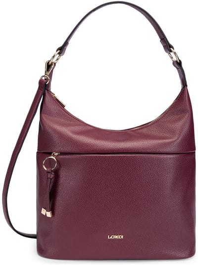 L.CREDI Maite Schoudertas 33 cm - Dames - cherry shade