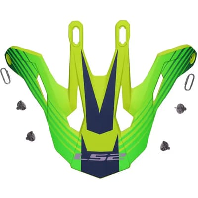Vervangende visier voor crossmotorhelm LS2 MX708 Duck