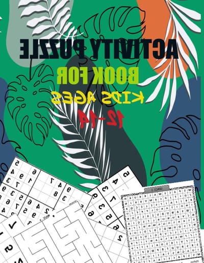 Activity Puzzle Book - Puzzelboek Kinderen - Denkvaardigheden Verbeteren - Diverse Puzzels - 8.5 x 11 inches - Multicolor