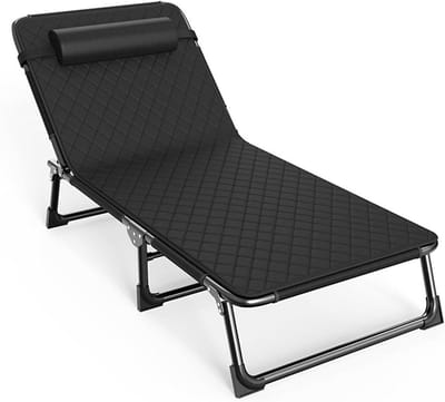 Opvouwbare Fauteuil - Klapstoel Loungestoel - Buiten Ontspannen - Verstelbare Hoofdsteun - Niet Gespecificeerd - Niet Gespecificeerd