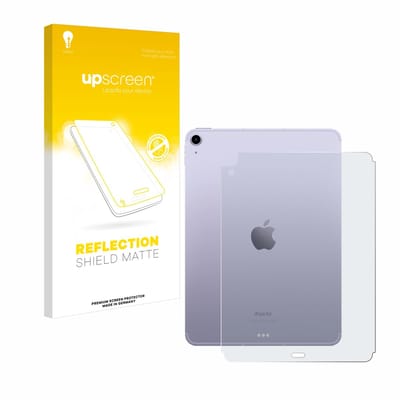 upscreen - Screenprotector voor Apple iPad Air 5 WiFi 2022 (Achterkant, 5. Gen.) - Folie Beschermfolie anti glare matte