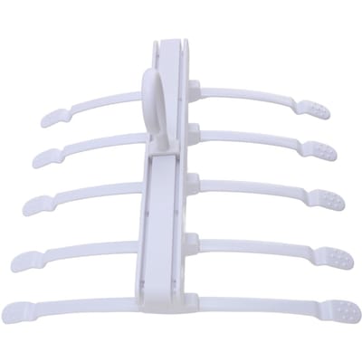 Multifunctionele Kledinghanger Ruimtebesparende Hanger Kledingkast Organizer Voor Huis Kledingkast Slaapzaal white