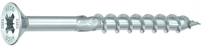 HECO TOPIX-Plus spaanplaatschroef 4x40mm - platkop - verzinkt - deeldraad - PZD 2 - 60481 (Per 500 stuks)