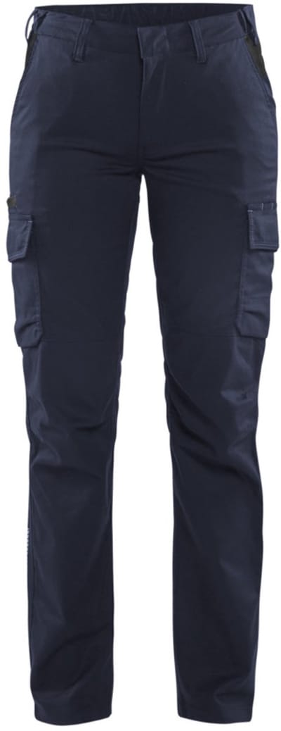 Blaklader Dames industrie werkbroek stretch 7144-1832 - Donker marineblauw/Zwart - C34