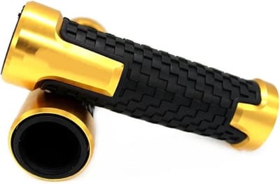 Motorfiets Stuur Grips - Handvatten Motor - Motorrijden Verbeteren - Universele Pasvorm - 7/8'' 22mm - Goud