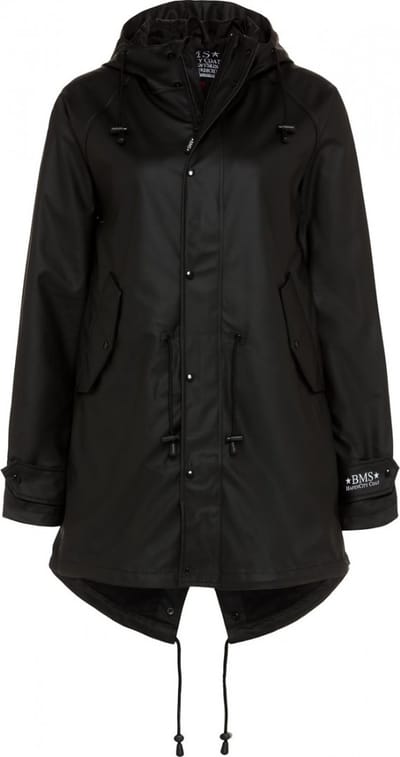 Zwarte dames regenjas / parka HafenCity® van BMS XS