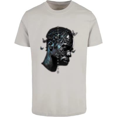 Mister Tee - Butterfly Effect Heren Tshirt - M - Grijs