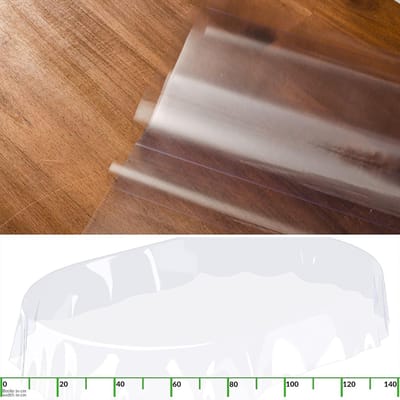 Transparant Tafelkleed - Beschermende Folie - Tafel Beschermen - Opgewold Geleverd - 260 x 140 cm - Glashelder
