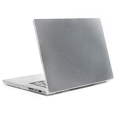 Selencia Transparante Glitter Laptop Cover - Geschikt voor MacBook Neo 13 inch (2026) A18 chip - A3404 - Transparant