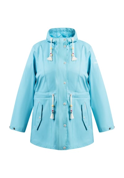 Schmuddelwedda Grote maat regenjas bridgeport Dames DONKER AQUA-280
